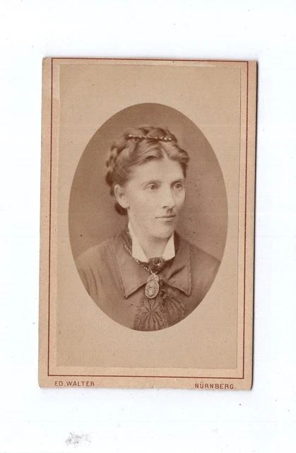 CDV Foto Damenportrait - Nürnberg 1880er
