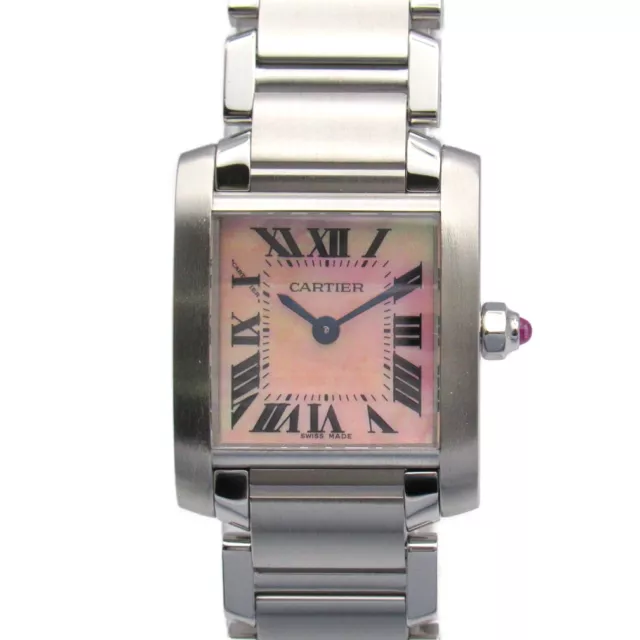 Orologio da polso CARTIER Tank francaise SM W51028Q3 Quarzo Acciaio Inox Usato Donna