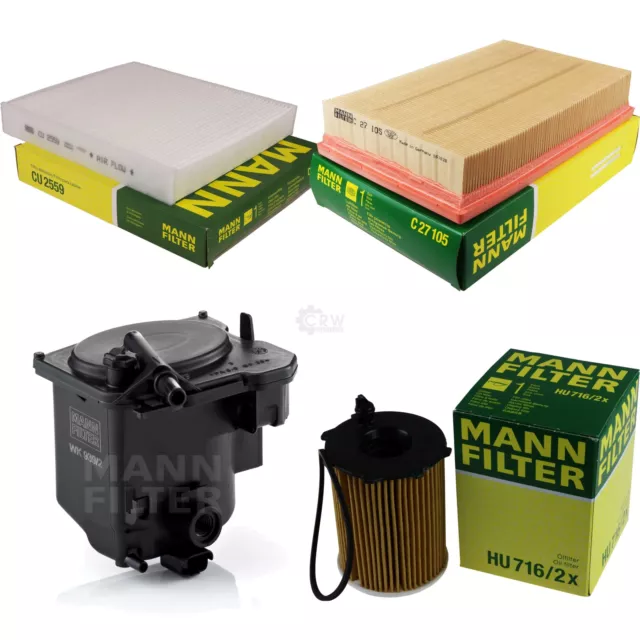 MANN-FILTER Inspección Set Conjunto de Filtros Apto para Ford de Enfoque