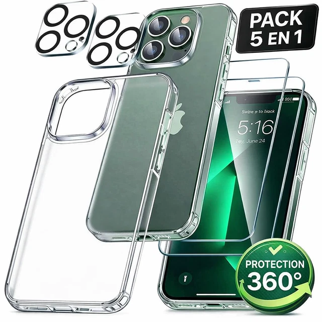 Coque De Protection MagSafe Translucide/fumée Pour IPhone 12 à 16 Et Pro Max - Fabriquée En France