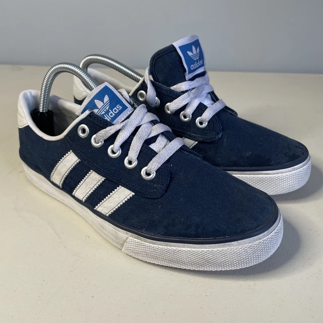 ADIDAS ORIGINALS KIEL U.k Size 8 Canvas Trainers Sneakers Sailing Skateboard 18.09 PicClick UK