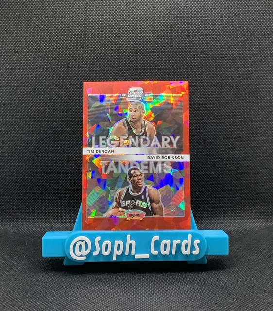 2022-23 Contenders Optic Tim Duncan David Robinson Legendary Tandems Red Ice #14