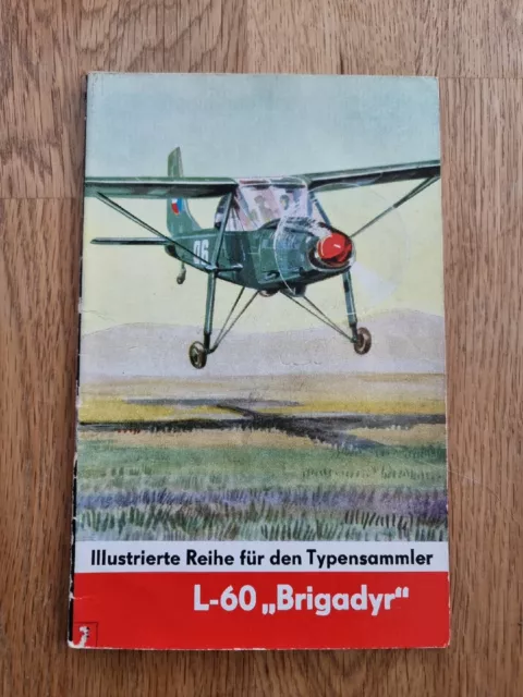 Illustrierte Reihe für den Typensammler Flugzeug L-60 Brigadyr mit Negativen