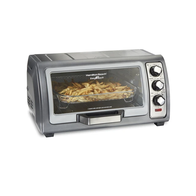 Hamilton Beach Sure Crisp Air Fryer Toaster Oven, 6 Slice Stainless Steel, 31523