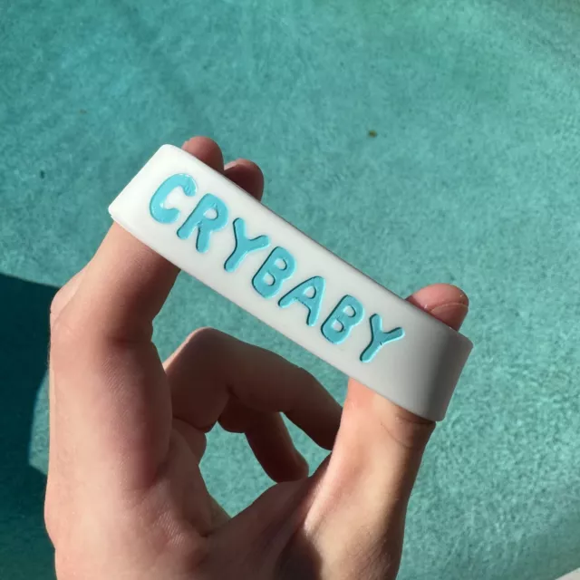 Melanie Martinez Crybaby Silicone Rubber Wristband Bracelet Barely Worn!