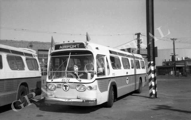 Massachusetts Bay Transportation Authority Mbta Bus Negative #6522 E. Boston Ma