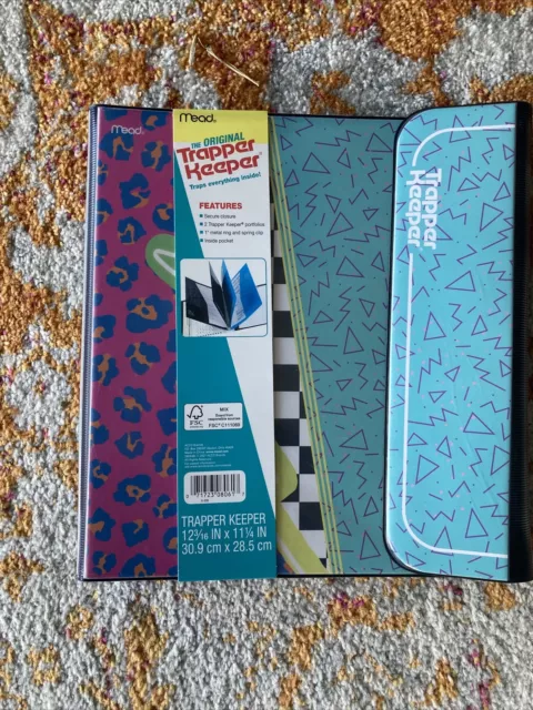 Original Trapper Keeper Mead Retro 1990s Design Save By The Bell 2 Prong Folder