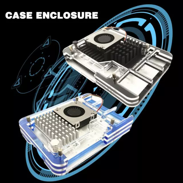 Transparent Clear Case Enclosure Box For Raspberry pi 5 Enclosure 5B505 F9N Y5K1