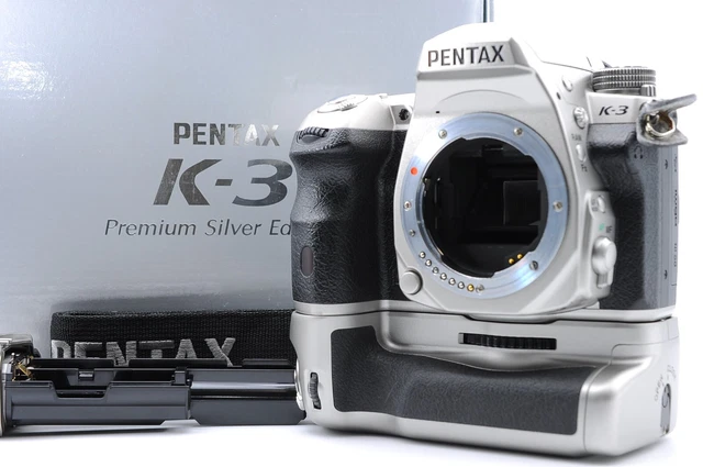 [Near Mint in Box] Pentax K-3 23.4MP Digital Camera Premium Silver Edition Japan