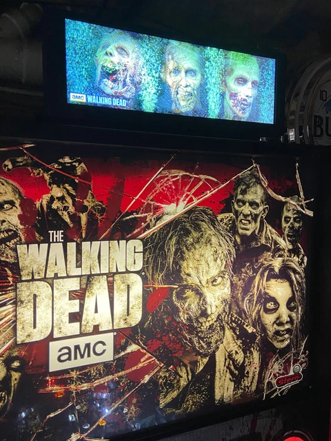 Walking Dead Stern Pinball Governor's Head/Fish-Tank Topper Video Screen