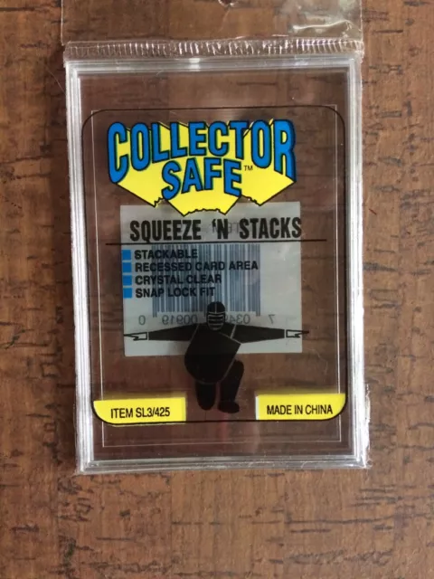 3X4 Collector safe Squeeze 'n Stack SnapLock SL3/425