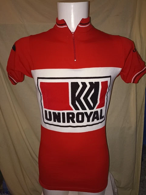 maillot cycliste ancien pneus uniroyal • EUR 14,00 - FR