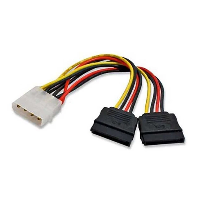 Nanocable Cable SATA Alimentacion 5.25 Molex 4pin Macho A 2x Sata Hembra 0 30m 95255637 Nanocable Cable SATA Alimentacion 5.25 Molex 4pin Macho A 2x Sata Hembra 0 30m 95255637
