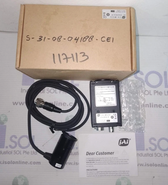 Ultratech 31-08-04188 stepper jAi CV-M531 CCD Camera 12V DC 1.0A New