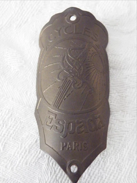 Année 1915 - Plaque Fiscale De Vélo - En Laiton - FR