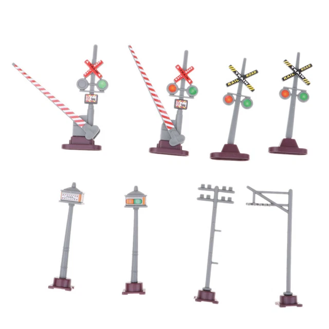 traffic-signage-model-road-signs-toys-road-signs-diy-mini-signpost