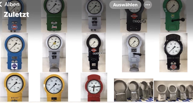 Reifenfüller Gulf ARAL BP  TEXACO ESSO Harley  Shell  Castrol  MINOL Luftprüfer
