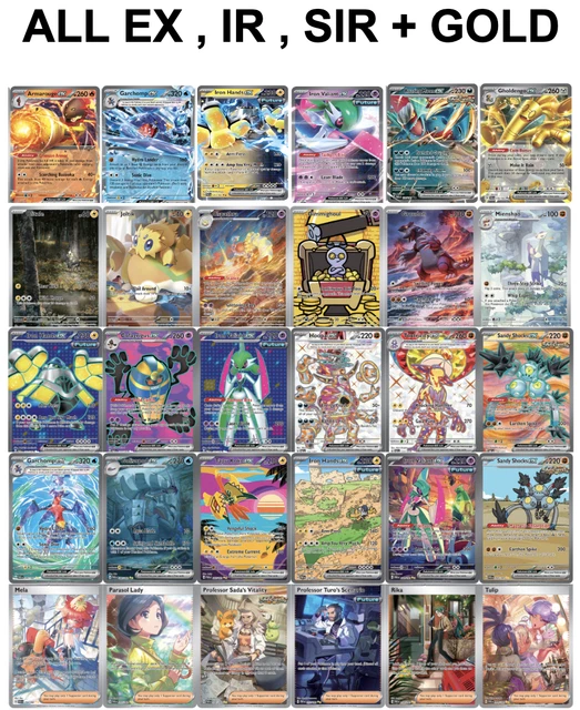 PARADOX RIFT - pick your Ex IR SIR and gold cards - Pokemon TCG $12.50 - PicClick AU PARADOX RIFT - pick your Ex IR SIR and gold cards - Pokemon TCG $12.50 - PicClick AU