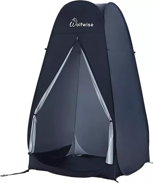 Tienda Wolfwise 6,6 ft pop up spray bronceado, ventilada con estuche de transporte