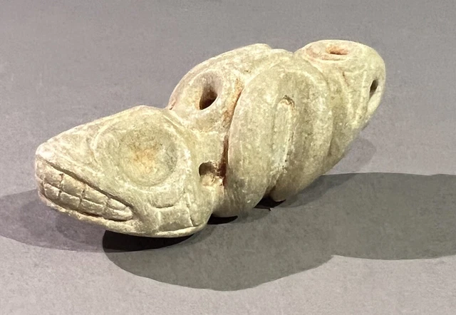 Taino. Pendant. Human To Reptile Transition. Stone. PreColumbian