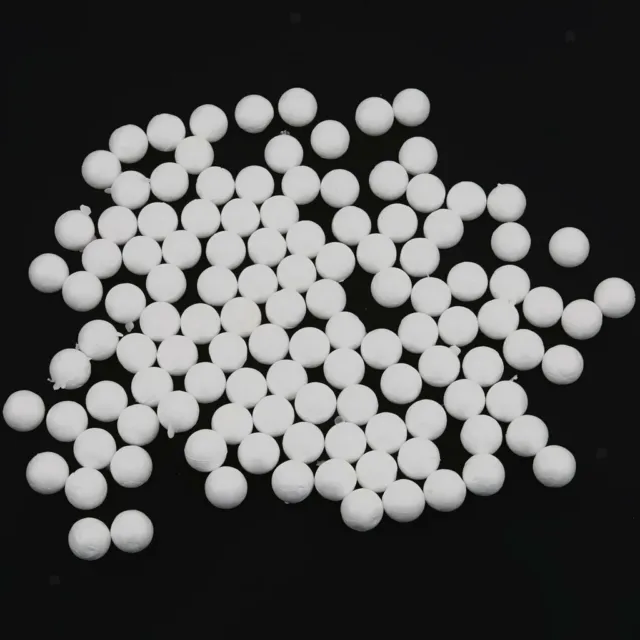 100x 15mm Small White Foam Balls Polystyrene Craft Decoration