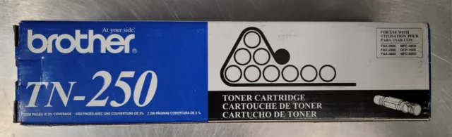 NEW GENUINE Brother TN-250 Toner Cartridge FAX-2800 3800 MFC-4800 6800 DCP-1000