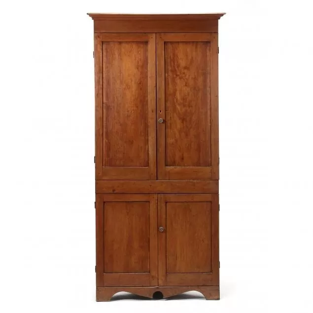 Southern Federal Cherry Corner Cupboard