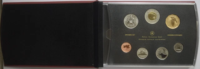 2010 Royal Canadian Mint Specimin Set w/Box & Papers