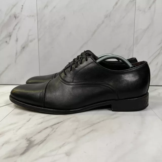 TO BOOT NEW York Derrick Mens Size 11 Black Leather Cap Toe Oxford ...
