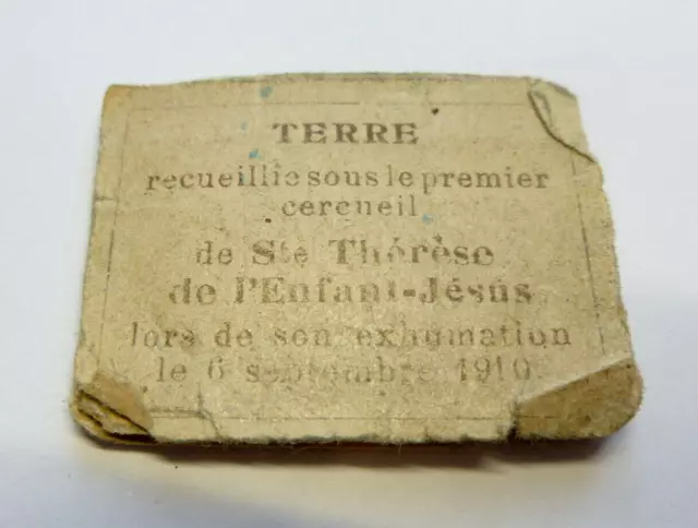 2417/7 OLD  RELIQUAIRE SAINTE THERESE     (41) a