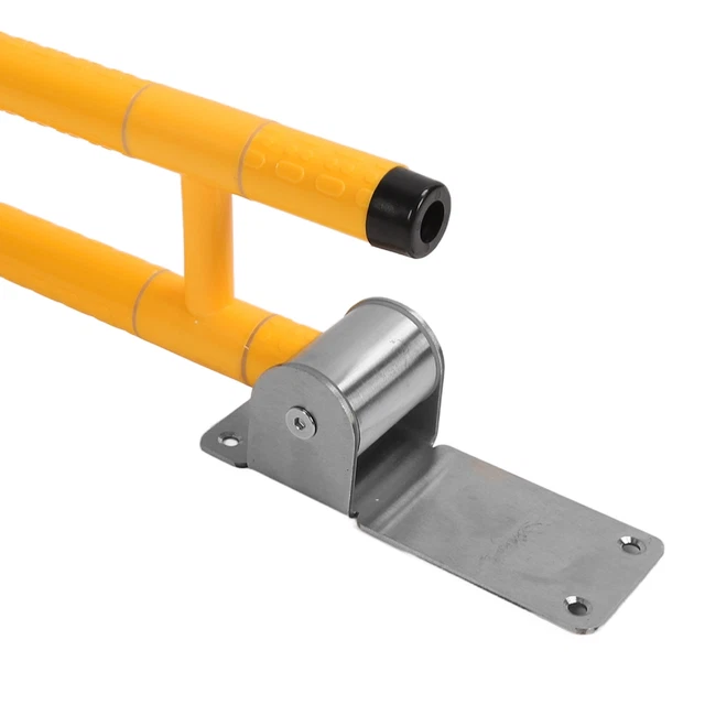 Foldable Toilet Grab Bar Hand Grip Support Bar Flip Up Grab Arm Yellow NIU