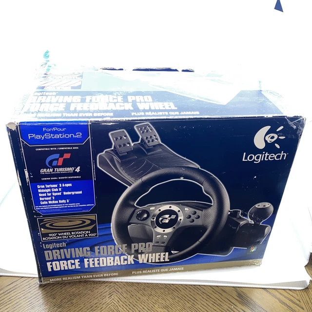 LOGITECH DRIVING FORCE Pro Steering Wheel Pedals EUJ11 PC PS2 PS3