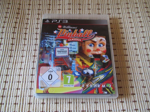 Jeu Williams Pinball Classics PS3 PAL Français Complet Boîtier Très Bon état