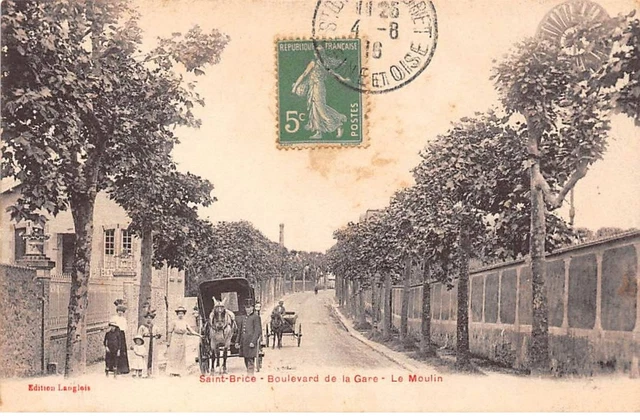 95 - SAINT BRICE - SAN56203 - Boulevard de la Gare - Le Moulin