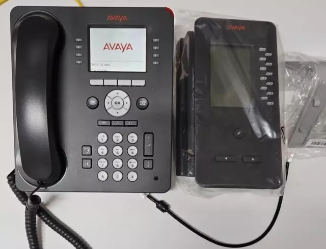 BRAND NEW Avaya 9611G ip phone w/ BM12 DSS console, 1 year warranty, GST inc