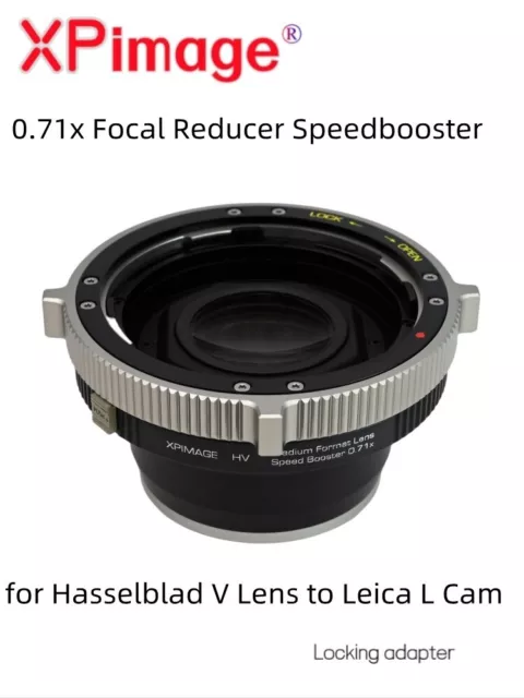 XPimage Adapter Focal Reducer Speedbooster for Hasselblad V Lens to Leica L SL T