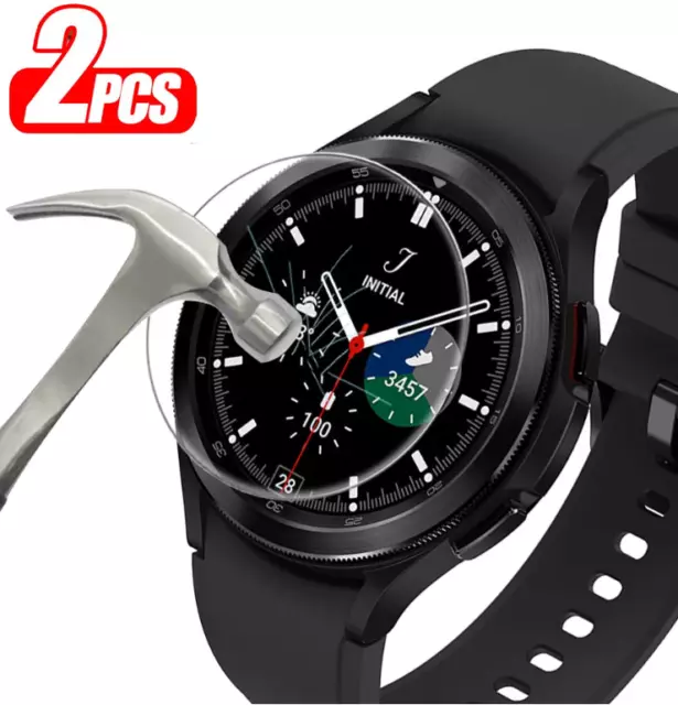 2x For Samsung Galaxy Watch 4 Classic 42mm 46mm Tempered Glass Screen Protector