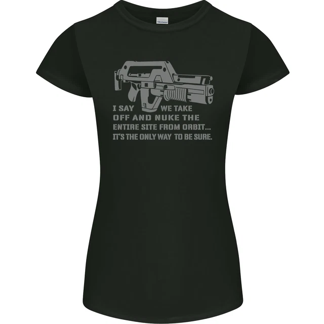 Nuke Il Intero da Cantiere Da Orbit Alien Donna Minuta Taglio T-Shirt