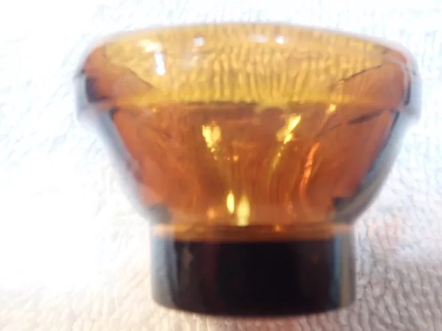 Scarce Dark Brown (Not Amber Color Art Deco Eye Wash Cup From England