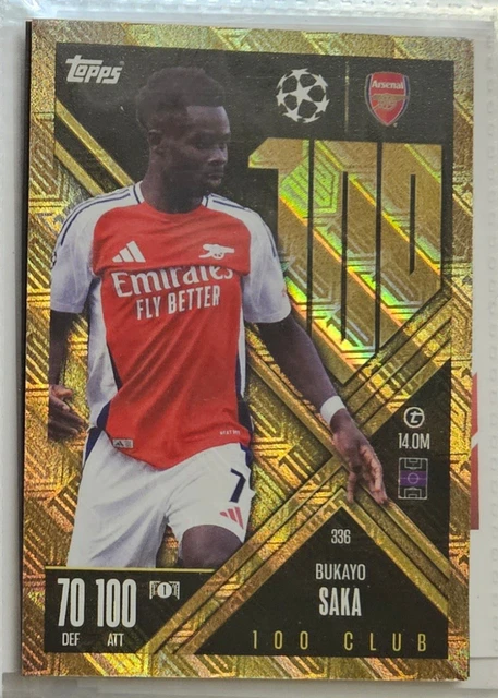 2024 Topps UCC Bukayo Saka #77 Arsenal FC