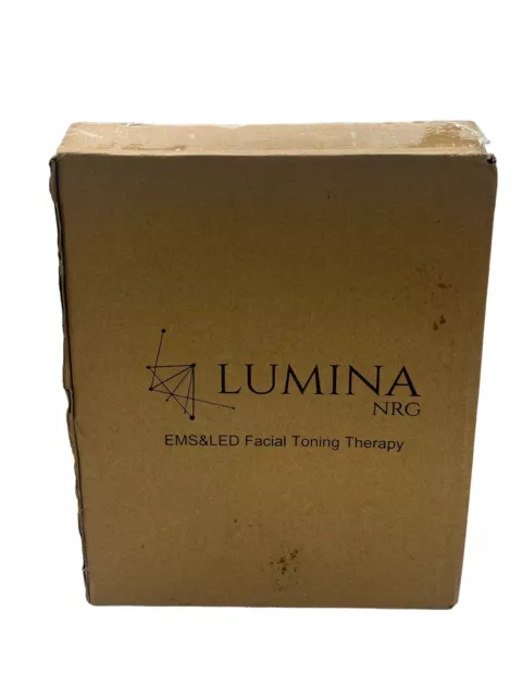 Facial Toning Therapy Lumina Nrg Ems Led - Anti-Aging Healthy Acne Wrinkles New 2