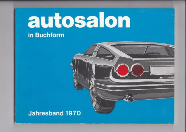 Autosalon 21 - Jahresband 1970 - Autotypen-Übersicht