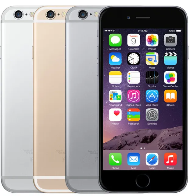 Apple iPhone 6 Unlocked 16GB 32GB 64GB 128GB AT&T T-Mobile Verizon Smartphone