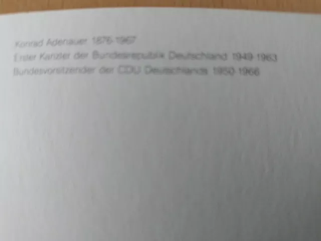 AK Konrad Adenauer - 1. Bundeskanzler -Ölstudie von Graham Sutherland-Postkarte 3
