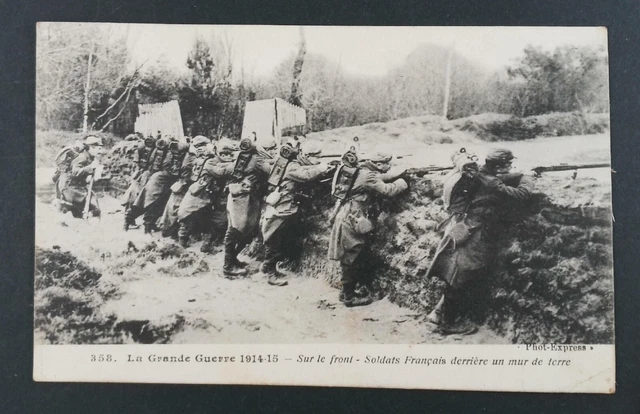 Guerre 14-18 Ww1 Armée  Groupe Soldats  Poilus  Cpa 950