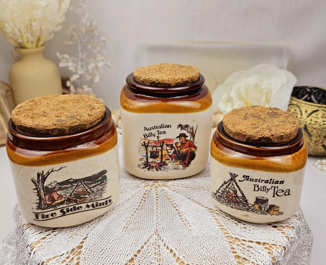 Billy For Tea VINTAGE ORIGINAL AUSTRALIAN Billy Tea Set $32.00 - PicClick AU