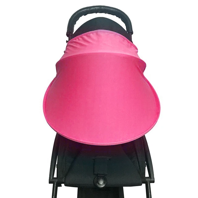 Cochecito de bebé cochecito a prueba de viento para protector solar visera cubierta de dosel 37