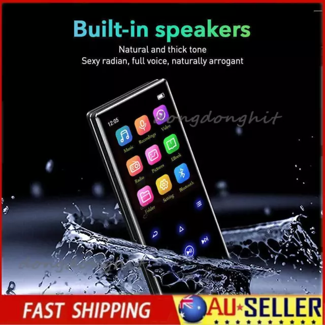 32/64GB Bluetooth MP4/MP3 Lossless Music Player FM Radio Recorder Sport Portable