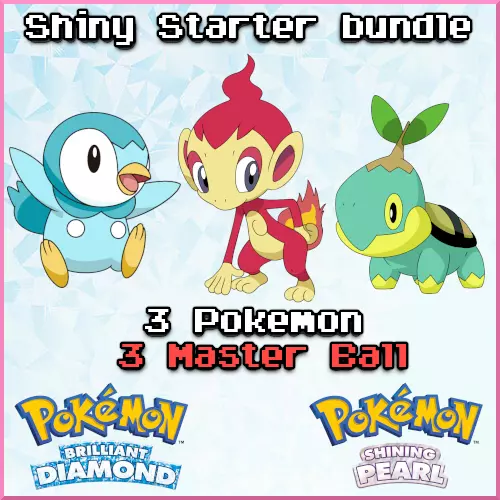 Starter Bundle Non Shiny [Pokemon Brilliant Diamond/Shining Pearl] –  PokeGens