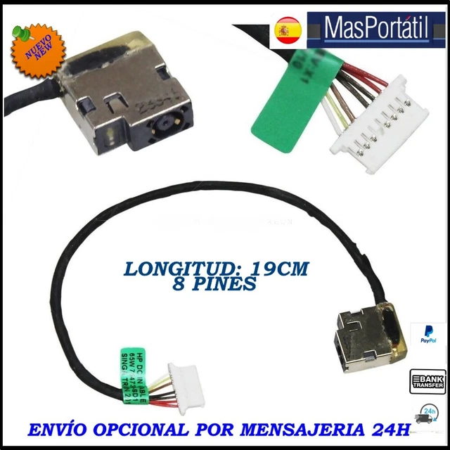 CONECTOR CLAVIJA ALIMENTACION Dc Jack Cable Hp 14S-Fq0001Ns 14S - Foto 8